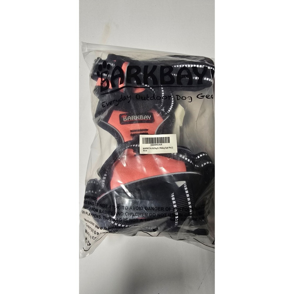 BARKBAY No Pull Dog Harness Front Clip Heavy Duty Reflective Easy Control Handle